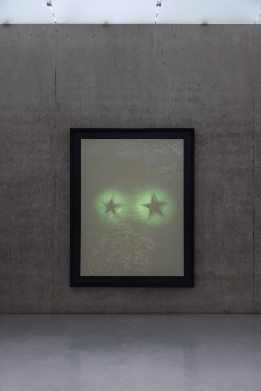 Koo Jeong A, Land of Ousss [Gravitta], Detail view first floor Kunsthaus Bregenz, 2026. [ SEVEN STARS ], 2020. Photo: Markus Tretter. © KOO JEONG A, Kunsthaus Bregenz. Courtesy of the artist