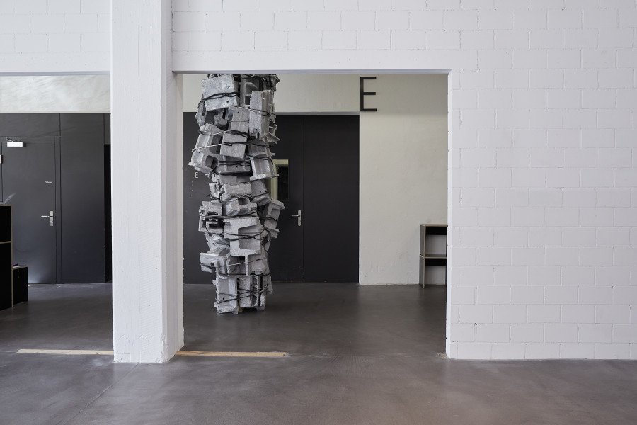 Exhibition view, “Shifting Matters. Vanessa Billy, Maya Bringolf, Jannik Giger, Zimoun», 21.3.-28.6.2026, Kunstraum Baden. Foto: Anja Wille Schori