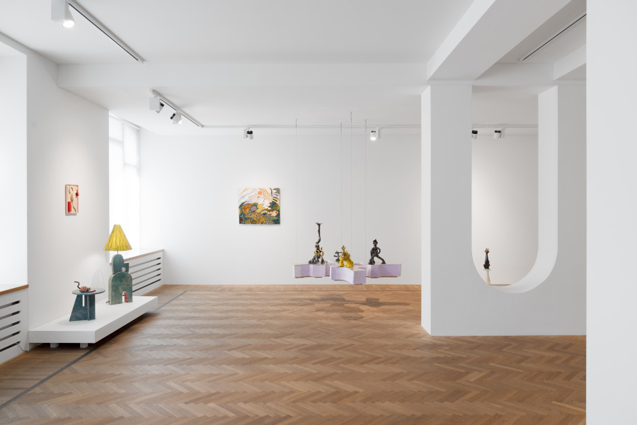Installation view of 'twenty thousand years', 2026, Galerie Fabian Lang, Zürich. Credit: Courtesy of the artists and Galerie Fabian Lang. Copyright: © The artists and Galerie Fabian Lang