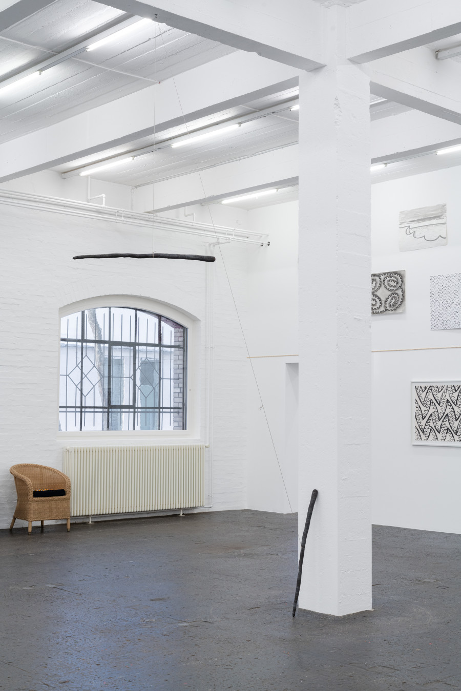 Sam Porritt, Carrott Shaped Stick, 2013. Photo: Kunst Halle Sankt Gallen, E. Sommer. Courtesy: the artist.