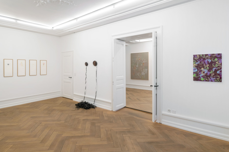 Installation view, WIRE, LINE & STRING, Mai 36 Galerie, 2022.