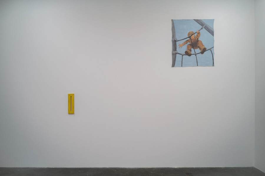 Exhibition view, Surely Tomorrow, Hugo Baud & Olive B. Godlee, Espace Sébeillon, Lausanne, 2025. Photo credit: Daniel Walcher