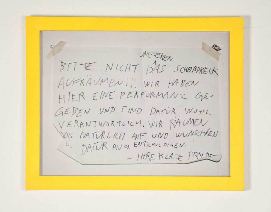 Scheißdreck, Calla Henkel and Max Pitegoff, 2010, Framed archival digital print, 30,5 × 38,1 cm. Private collection