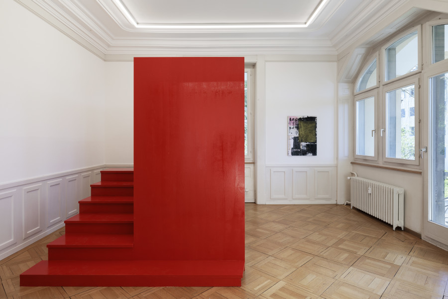 Installation view, Rafal Skoczek, Driftworks, Galerie Oskar Weiss, Zürich, 2025. Photo credit: Gina Folly