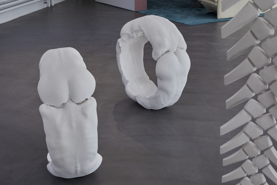 Exhibition view, “Shifting Matters. Vanessa Billy, Maya Bringolf, Jannik Giger, Zimoun», 21.3.-28.6.2026, Kunstraum Baden. Foto: Anja Wille Schori