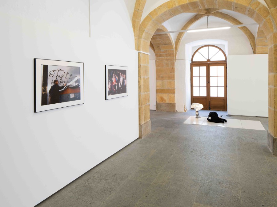 Exhibition view, SUNGLASSES AT NIGHT, Edo Bertoglio & Davide Cascio, Centre d'Art Contemporain Yverdon-les-Bains (CACY), 2024. Photo credit: Anne-Laure Lechat