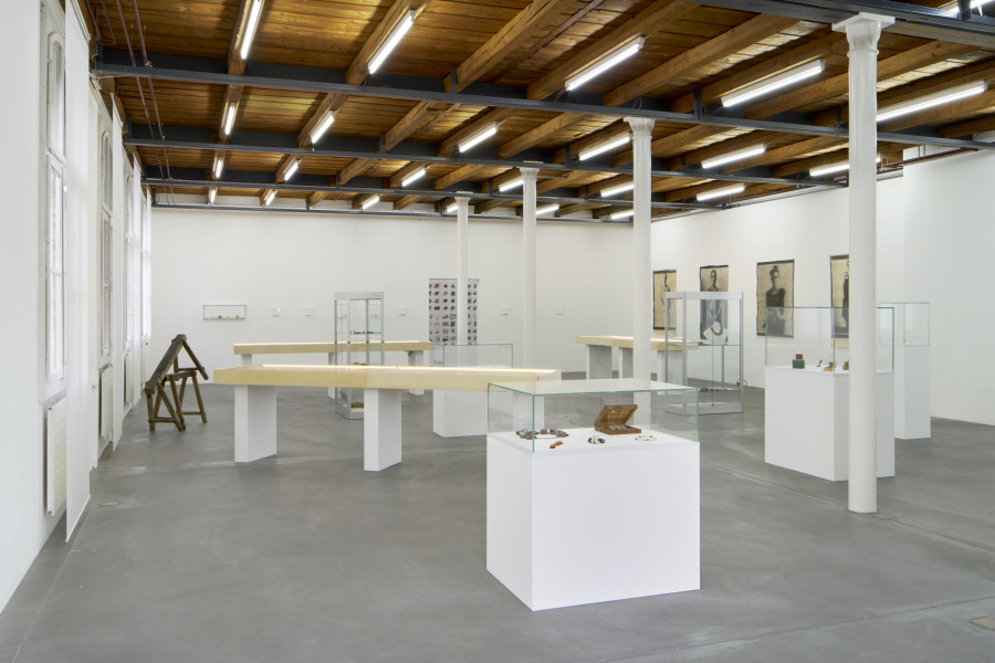 Exhibition view, Bernhard Schobinger, B.S. Kosmos, Kunsthalle Friart Fribourg, 2024. Photo: Guillaume Python. Courtesy Kunsthalle Friart Fribourg and the artist