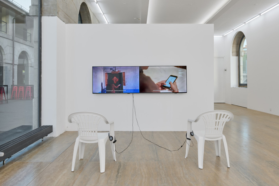 Inherited Times. Chaolin Li, The Letter from Home, 2026. © Thomas Maisonnasse | Halle Nord 2026