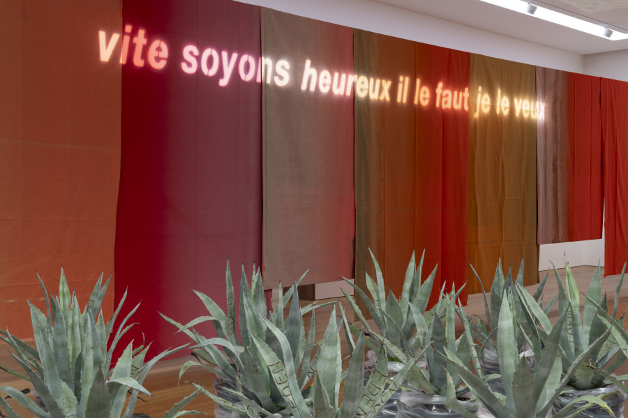 Vue de l’exposition Alain Huck. Respirer une fois sur deux, Musée cantonal des Beaux-Arts de Lausanne, 2025. Photo : MCBA, Étienne Malapert