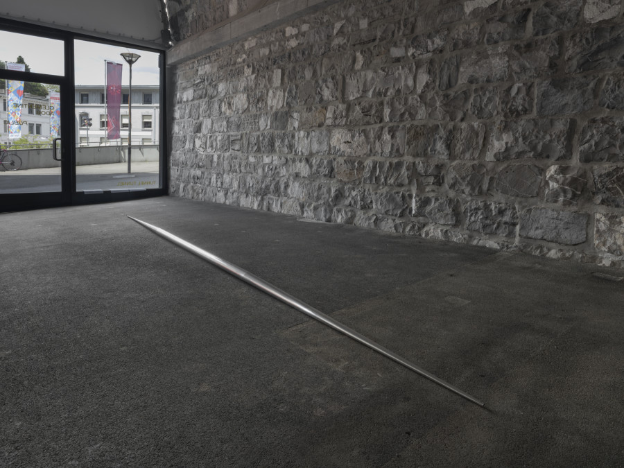Installation view, Clémentine Adou, Public, Tunnel Tunnel, Lausanne, 2025. Photo credit: Julien Gremaud