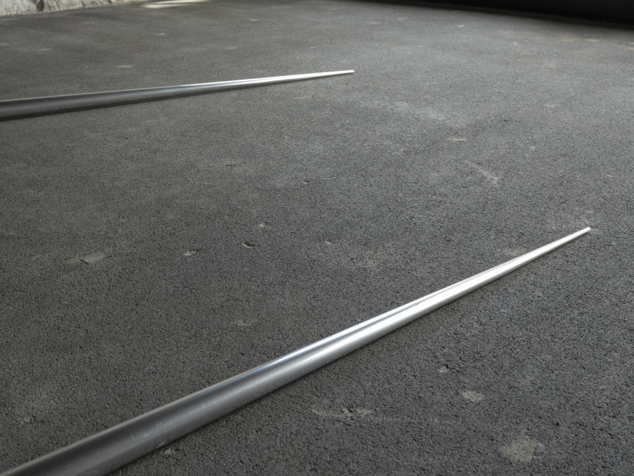 Installation view, Clémentine Adou, Public, Tunnel Tunnel, Lausanne, 2025. Photo credit: Julien Gremaud
