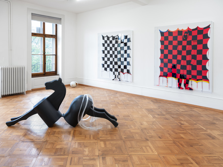 Exhibition view, Alexandra Bircken, SomaSemaSoma, Kunsthaus Biel Centre d’art Bienne, 2025. Photo credit: Lea Kunz