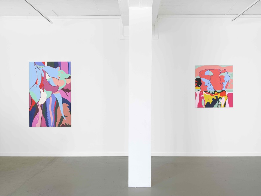 Exhibition view, Jessica Russ, Géopélie Diamant, Galerie Heinzer Reszler, 2023. Photo : Thomas Lambert, Courtesy the artist and Galerie Heinzer Reszler