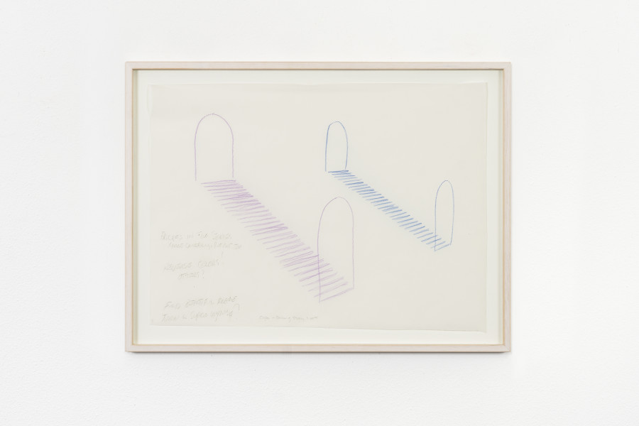 Max Neuhaus – Untitled, 1993; Drawing study 2. Sound Work Location: CAPC Musée d'Art Moderne, Bordeaux (1993 – present)