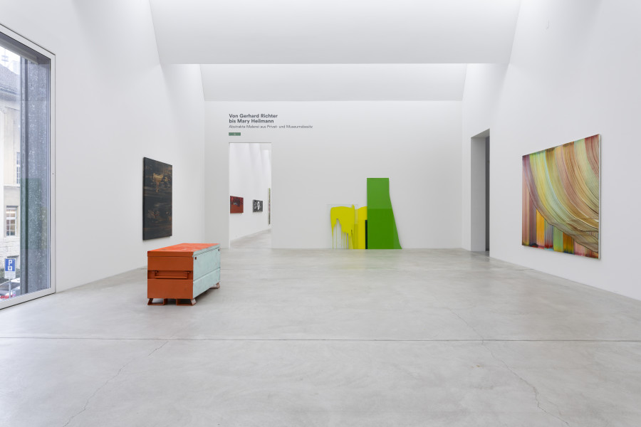 Exhibition view, From Gerhard Richter to Mary Heilmann, Abstract Art from Private Collections and the Museum’s Holdings, Kunst Museum Winterthur, 2024. © Kunst Museum Winterthur / Reto Kaufmann