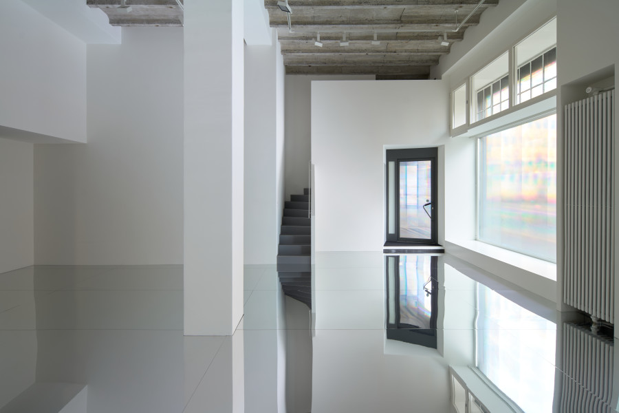 Exhibition view, Kimsooja, To Breathe – Zurich, 2023, Photo: Max Ehrengruber, Courtesy of the artist and Galerie Tschudi