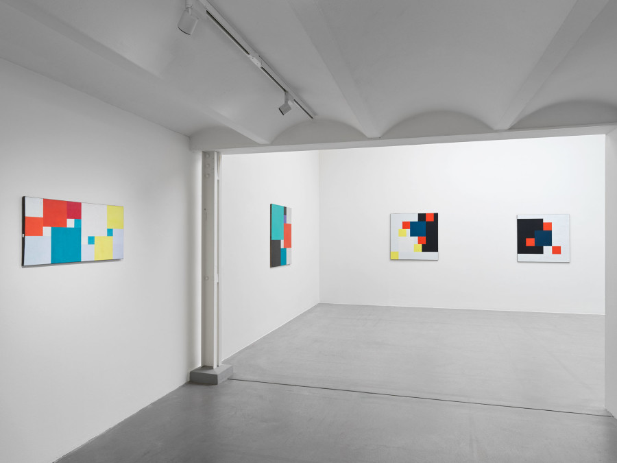 Hedi Mertens, exhibition view, Museum Haus Konstruktiv, 2024, photo: Stefan Altenburger