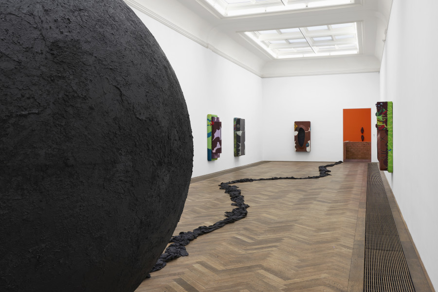 Installation view, Pedro Wirz, Environmental Hangover, Kunsthalle Basel, 2022. Photo: Philipp Hänger / Kunsthalle Basel
