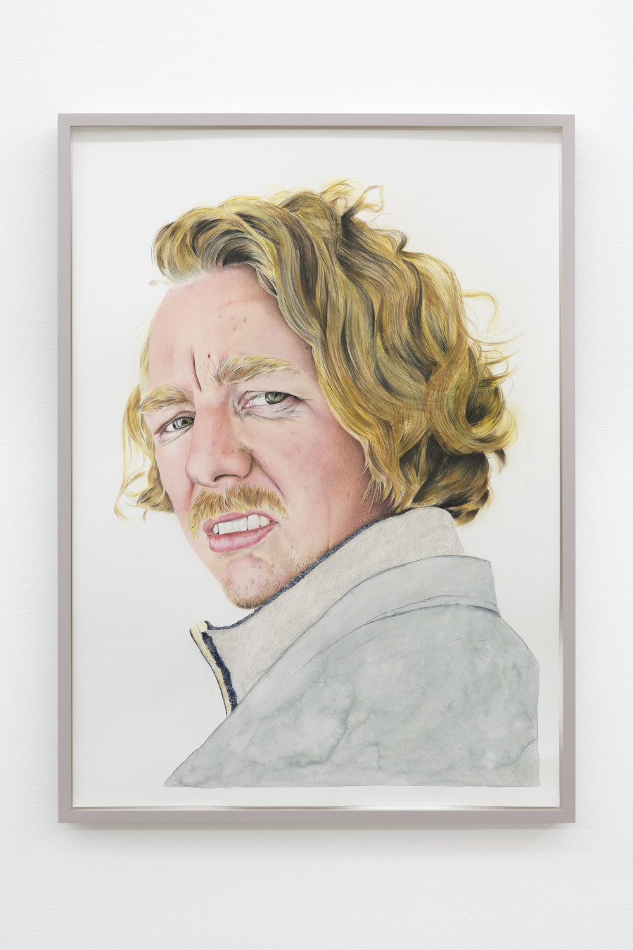 Marta Riniker-Radich, Grounds, 2025, colored pencil, wax crayon and watercolor on paper, 73 x 53 cm. Photography: Gina Folly / all images copyright and courtesy of the artist and For, Basel