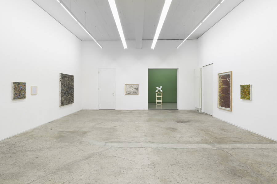Exhibition view, Patrick Rohner, Batagaika Megaslump, Galerie Mark Müller, Zürich, 2025. Photo credit: Conradin Frei & Galerie Mark Müller, Zürich.