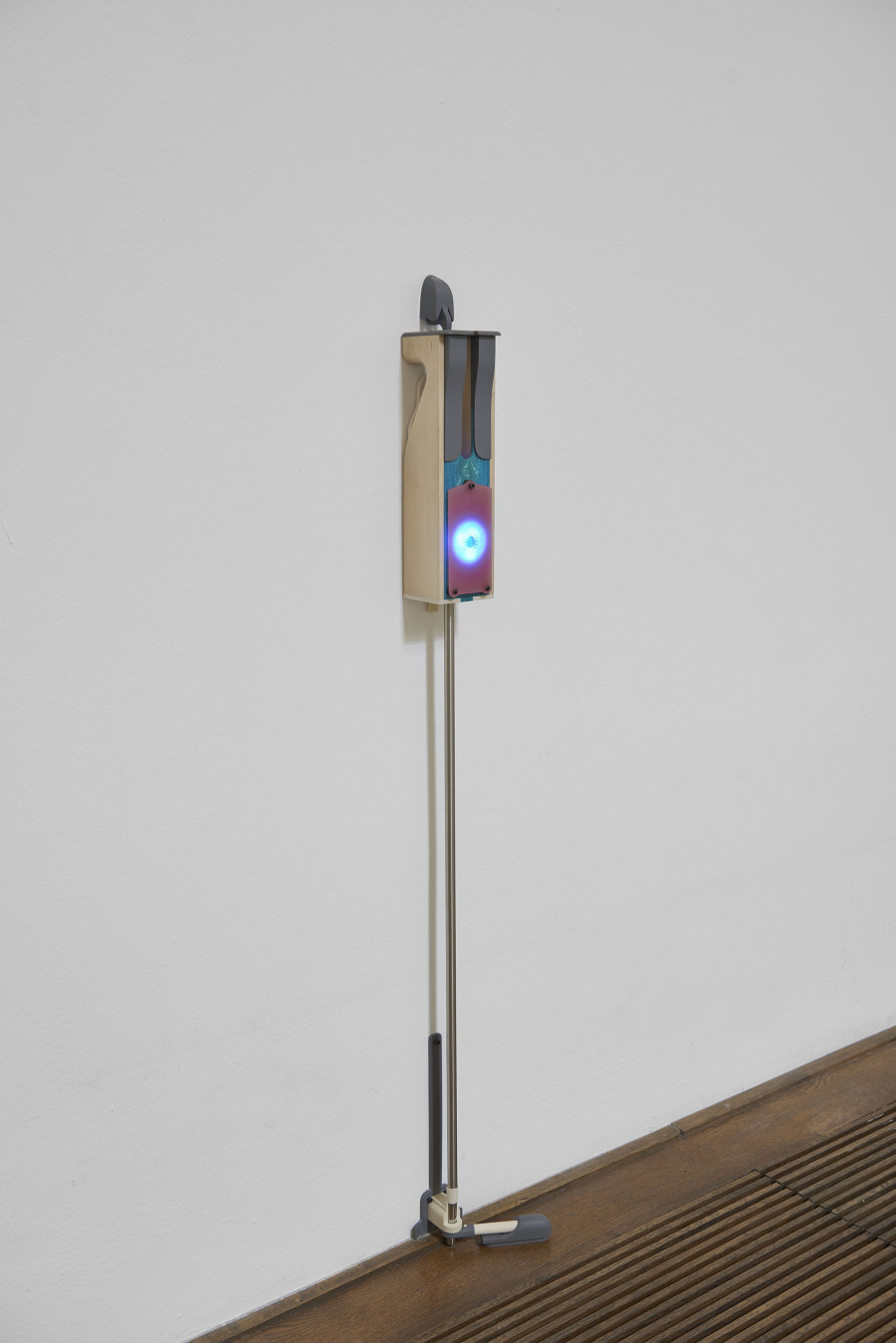 Camille Blatrix, installation view, Standby Mice Station, Kunsthalle Basel, 2020, view on Mouse, 2020. Photo: Philipp Hänger / Kunsthalle Basel. Courtesy of the artist; Galerie Balice Hertling, Paris, and Andrew Kreps Gallery, New York