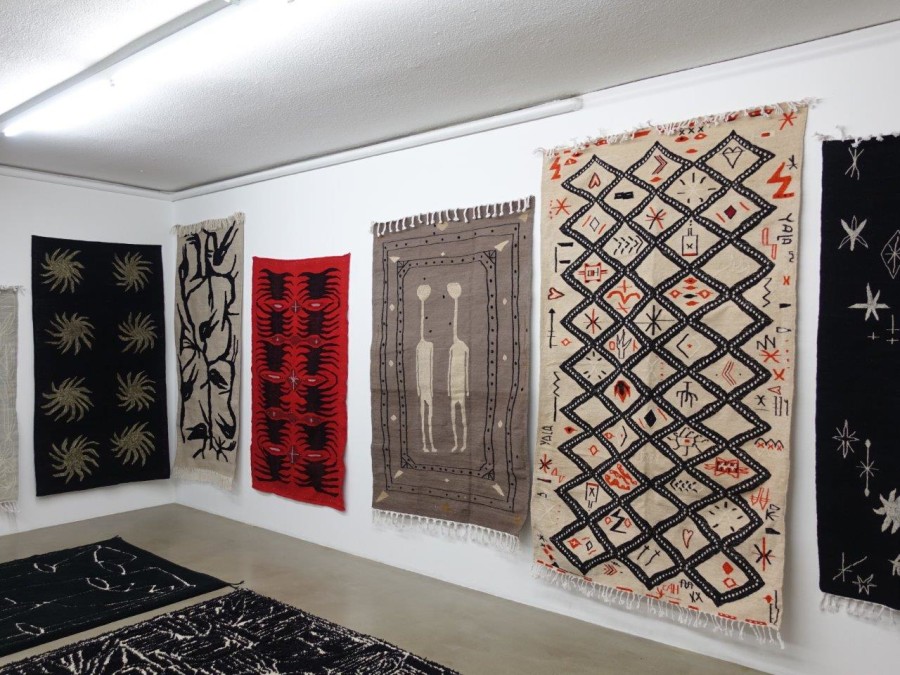 Installation view, Augustin Rebetez, Rebet’z Carpets, Galerie Nicola von Senger, 2023-2024.