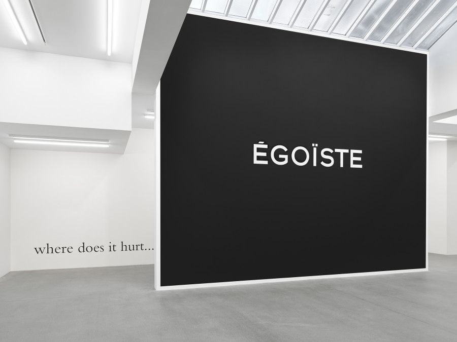 Installation view, Wall Works & Sculptures, Galerie Eva Presenhuber, Waldmannstrasse, Zurich, 2025. © the artists. Courtesy the artists and Galerie Eva Presenhuber, Zurich / Vienna. Photo: Stefan Altenburger Photography, Zürich