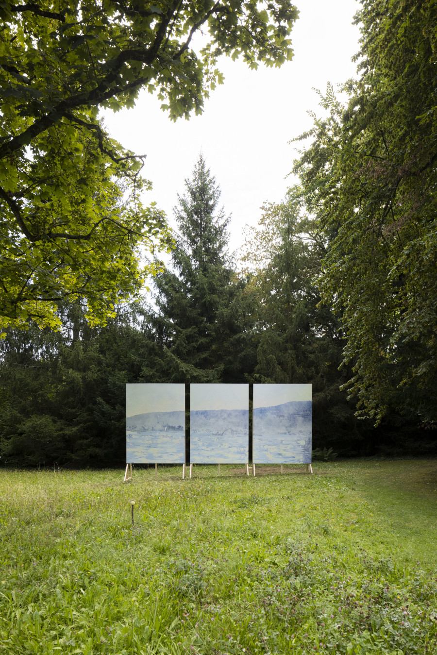 Ash Keating, «Ice Flows Response», 2023, Musée Langmatt, Baden. Photo : Severin Bigler