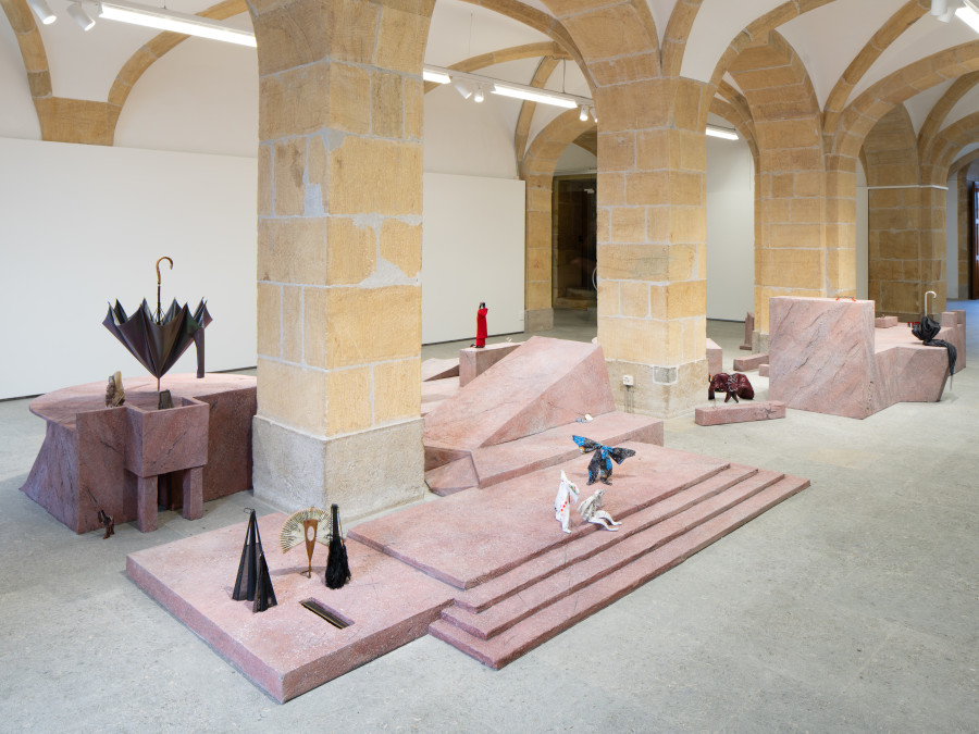 Exhibition view, Accoutrements, Rasmus Myrup, Centre d'Art Contemporain Yverdon-les-Bains (CACY), 2025-2026. Photo credit: Anne-Laure Lechat