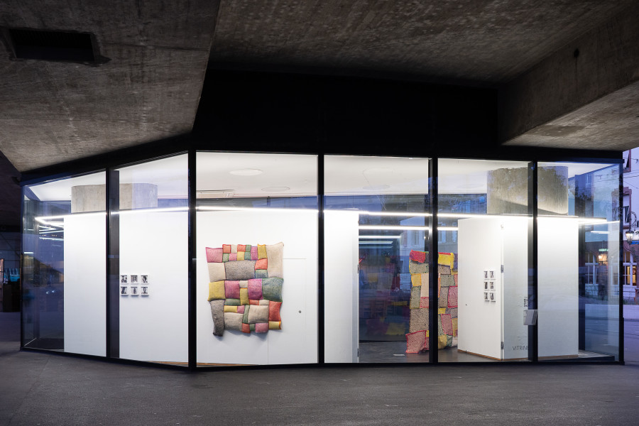 Ashfika Rahman, The typology of wounds, the mapping of healing, 2021. Installation view. VITRINE, Basel. Photographer: Marcel Scheible.