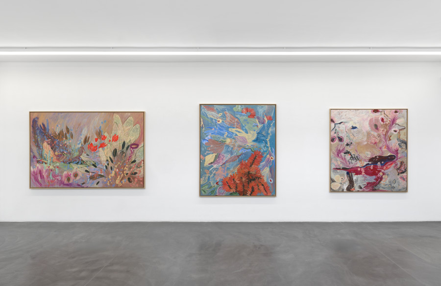 Installation view, Ileana Magoda, Angels of Power, Angels of Beauty, Bernheim Gallery, 2024. Courtesy of the Artist and Bernheim Gallery, London, Zurich. Credit Photo: Annik Wetter