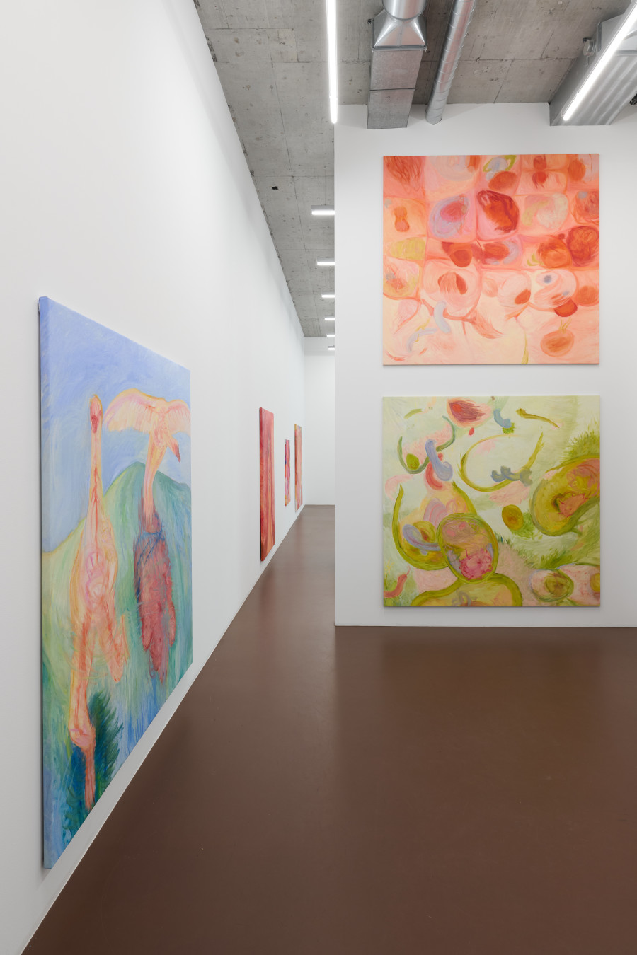 Installation view, Kateryna Lysovenko, Noch eine Welle, 2026, Karma International, Zurich.