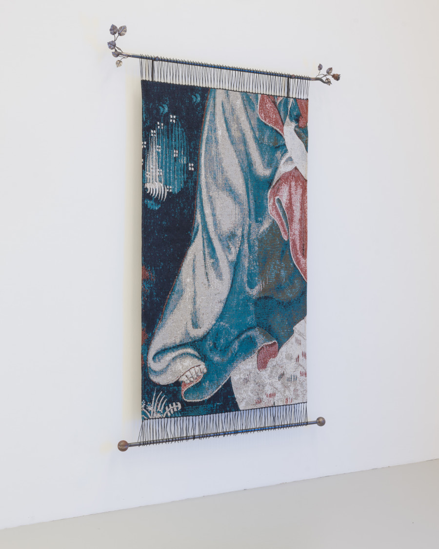 Zuzanna Czebatul, A Trillion Threads Still Weaving (Four Veils), 2023, Sans titre gallery, Paris. Photography: Sebastian Verdon. Courtesy: Images copyright and courtesy of the artists and CAN Centre d’art Neuchâtel