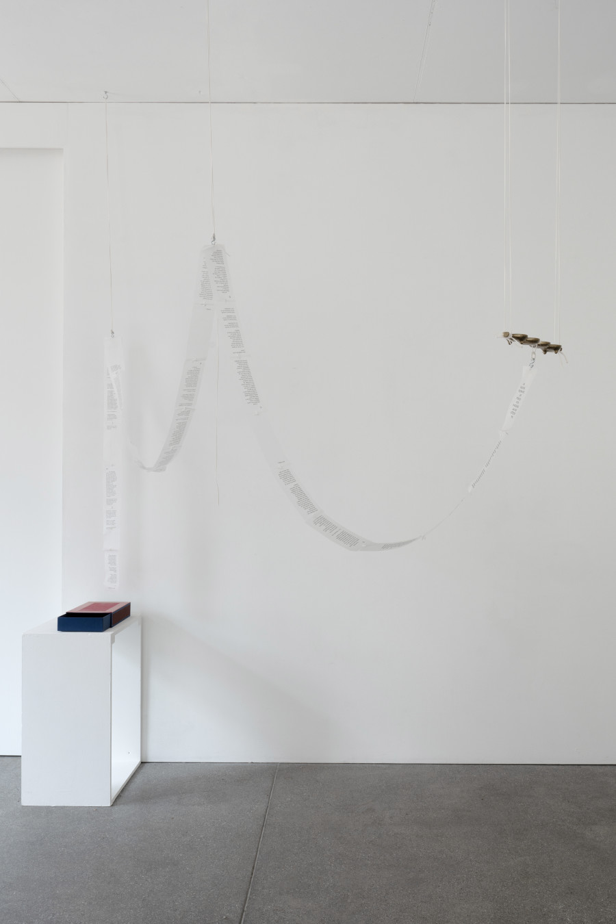 Exhibition view, Je suis le rythme de leurs pupilles, Jo·hana Blanc & Cassiane C. Pfund, Espace 3353, Geneva, 2025. Photo credit: asap slow