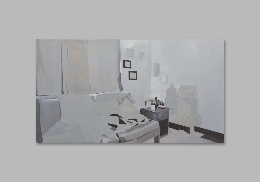 Deborah-Joyce Holman, for much longer duration than before, 2022, Oil on linen canvas, 125 x 225 cm. Photo: Philipp Rupp. Courtesy: of Sentiment and the artist