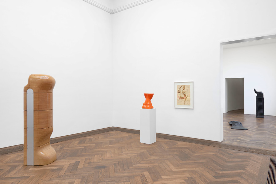Joachim Bandau, installation view, Die Nichtschönen, Works 1967–1974, Kunsthalle Basel, 2021. Photo: Phil ipp Hänger / Kunsthalle Basel