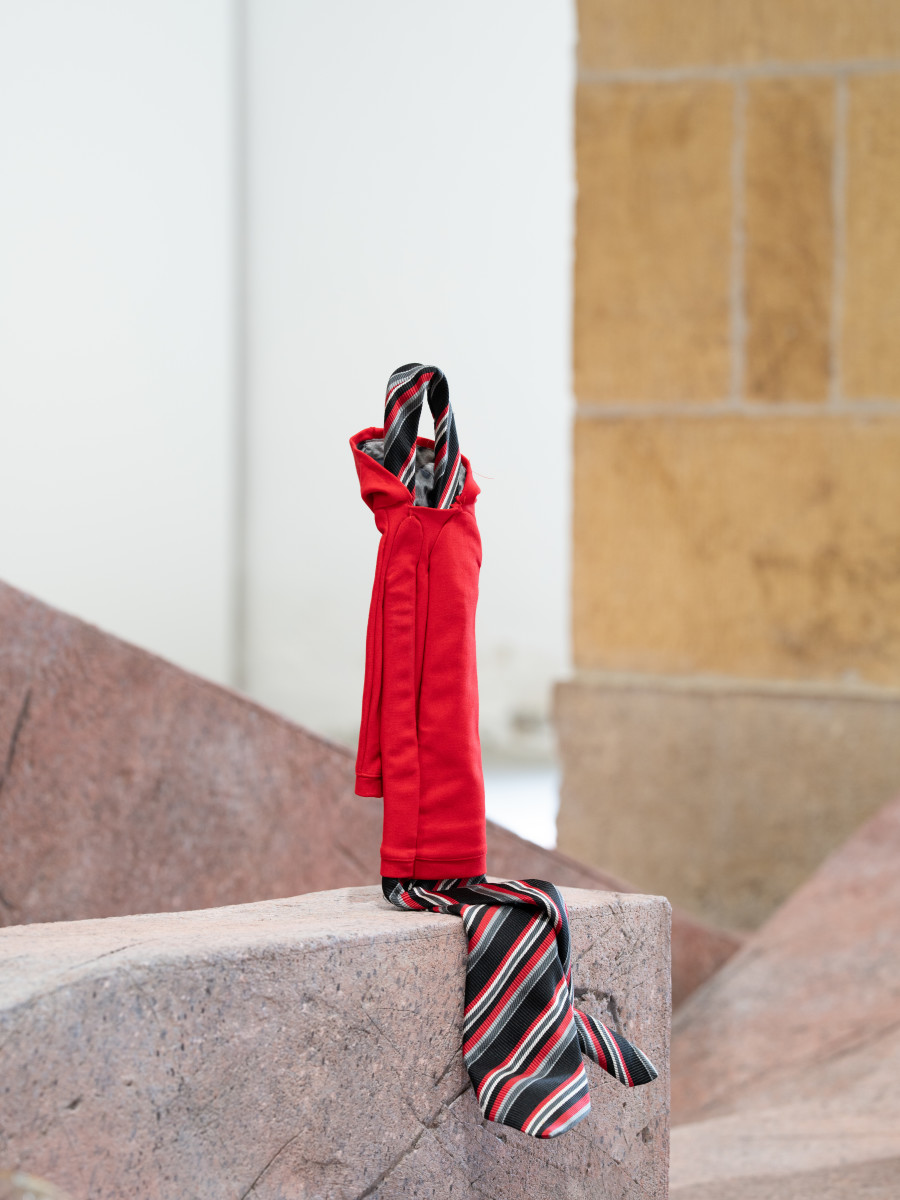 Exhibition view, Accoutrements, Rasmus Myrup, Centre d'Art Contemporain Yverdon-les-Bains (CACY), 2025-2026. Photo credit: Anne-Laure Lechat