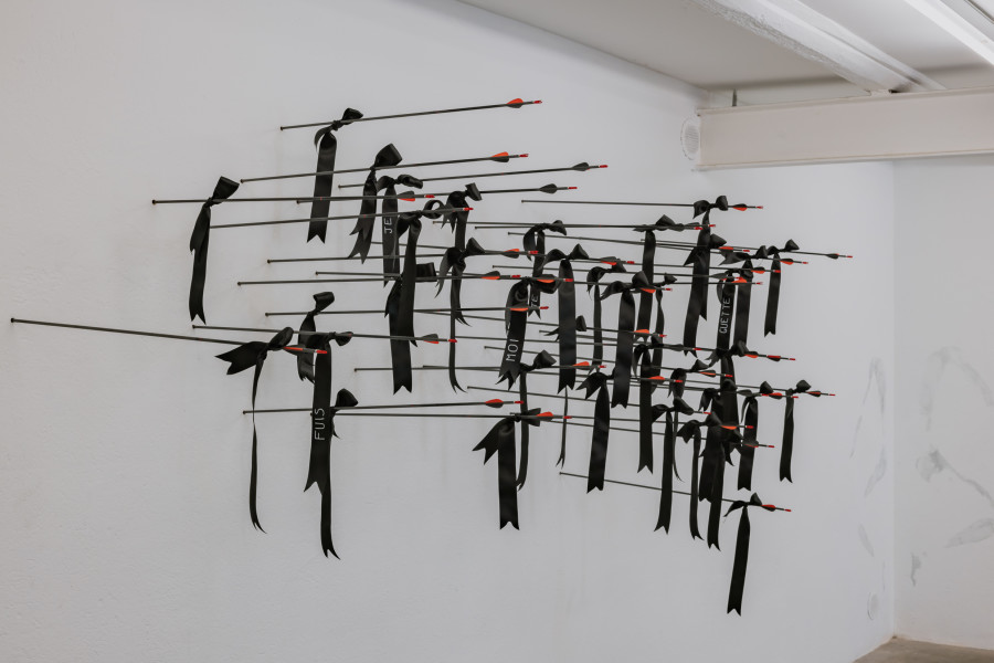 Élie Autin, Flèches, 2026 / Photo : Julie Folly / Courtesy : the artists and WallStreet