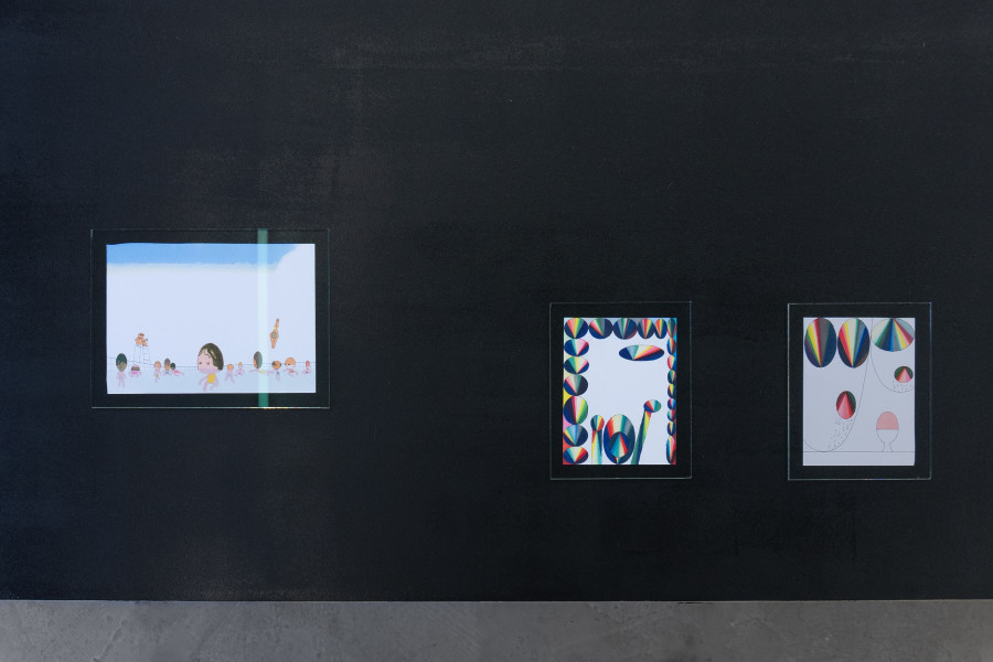 Exhibition view, Mix, Saehan Parc and Thilda Bourqui, Halmet, Zürich, 2026. Photo credit: WALENTINA