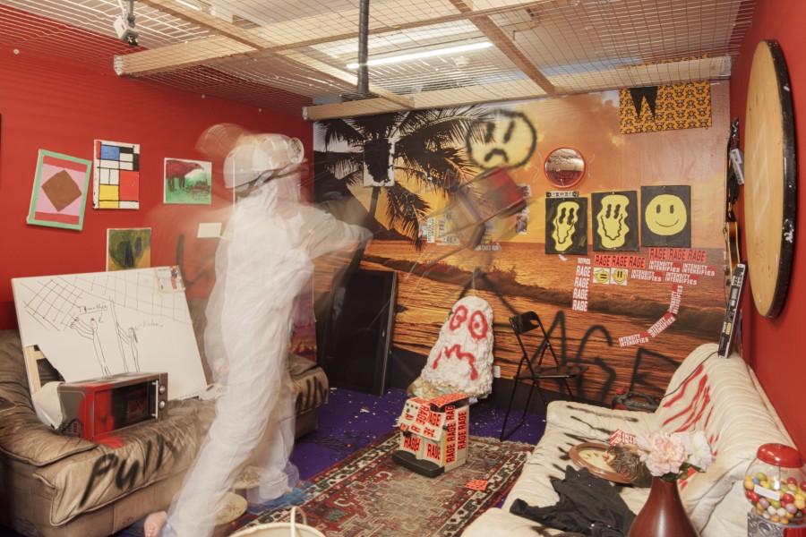Beni Bischof, Rage room, 2024 © Musée d'art de Pully, 2024. Photographe : Mathieu Bernard- Reymond