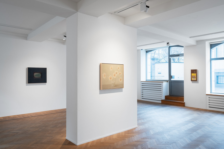 Installation view of Johnny Izatt-Lowry, 'In, and just outside of', 2024, Galerie Fabian Lang, Zürich. Credit: Courtesy of the artist and Galerie Fabian Lang. Copyright: © Fabian Lang