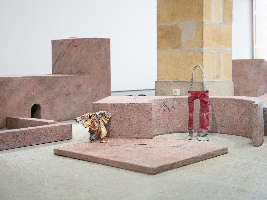 Exhibition view, Accoutrements, Rasmus Myrup, Centre d'Art Contemporain Yverdon-les-Bains (CACY), 2025-2026. Photo credit: Anne-Laure Lechat