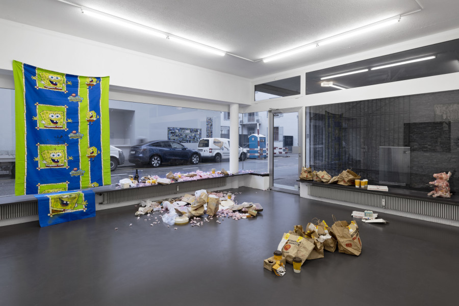 Installation view, Hunger, Weiss Falk, 2024. Courtesy: Weiss Falk and the Artists.