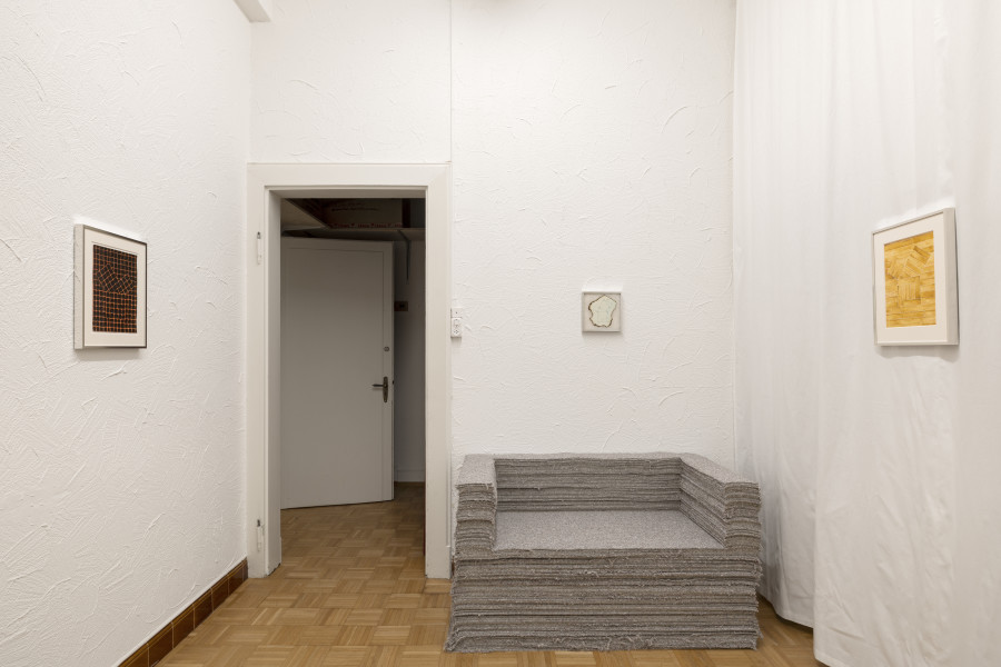 Exhibition view, Daniele Milvio, Daniele Milvio, Galerie Oskar Weiss, Zürich, 2026, Photo credit: Gina Folly