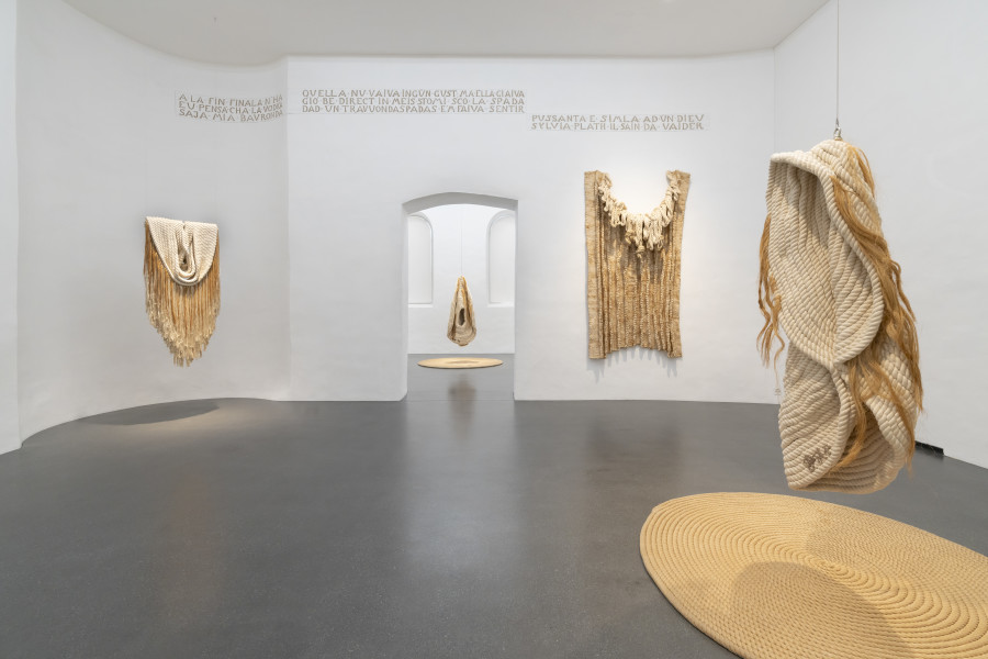 Installation view, Tapta, Flexible Forms, Muzeum Susch, 2024. © Muzeum Susch Art Stations Foundation. Photo credit: Federico Sette