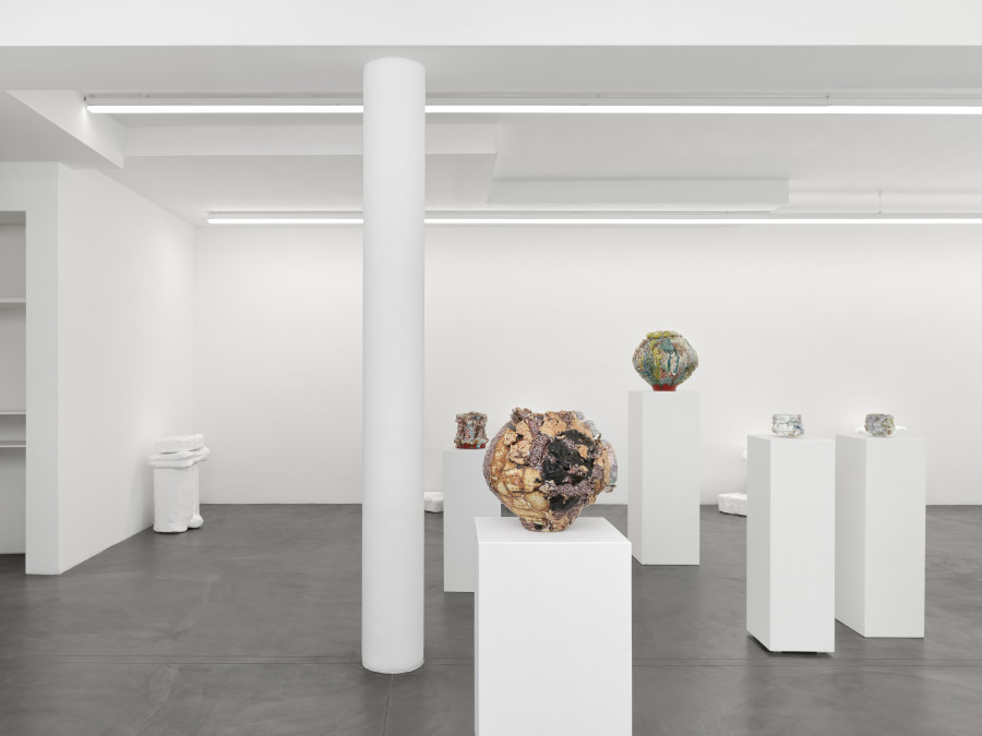 Installation view, Kodai Ujiie & Denis Savary, Eidolon, Bernheim Gallery, Zürich, 2025. Courtesy of the Artists and Bernheim Gallery, Zurich. Credit Photo: Annik Wetter