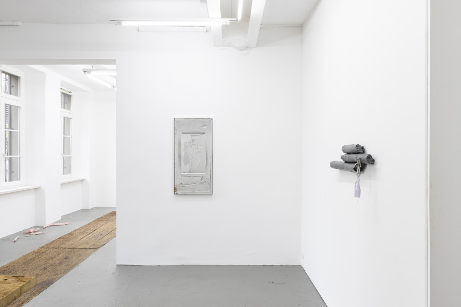 Installation view, UNI by Hannah Sophie Dunkelberg, Mitchell Anderson and Roman Gysin, KALI Gallery, Photos by Kim da Motta, KALI Gallery 2023.