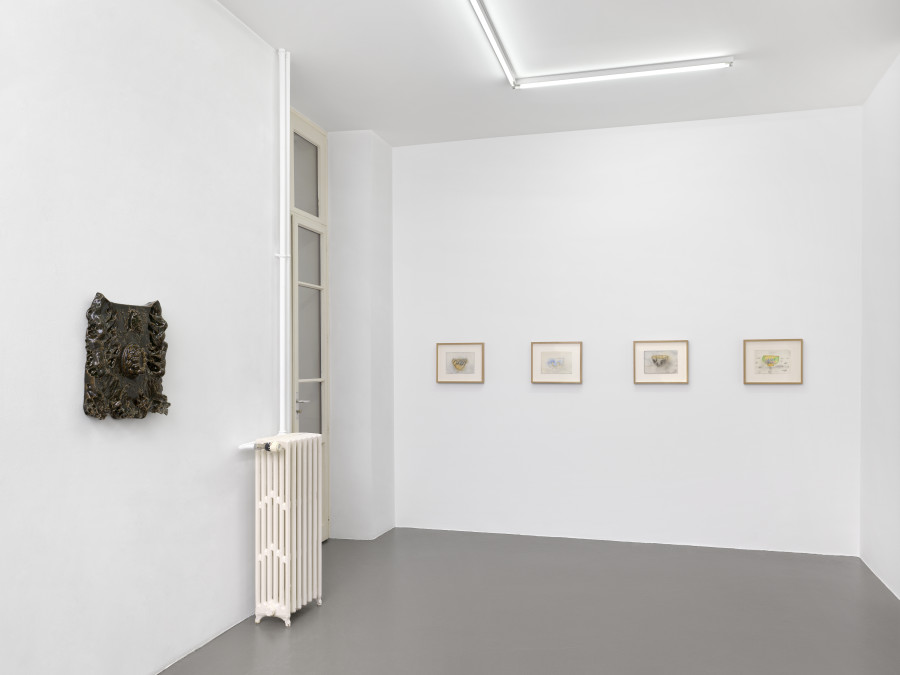 Exhibition view, Mai-Thu Perret, Détruire, dit-elle, Galerie Mezzanin, 2024-2025. Photo credit: Annik Wetter