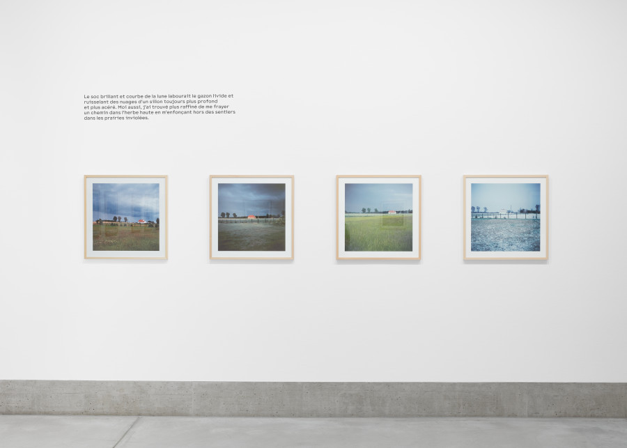 Exhibition view, Arno Schmidt, Miroir noir, Musée des beaux-arts de La Chaux-de-Fonds, 2024-2025. Photo credit: Gaspard Gigon