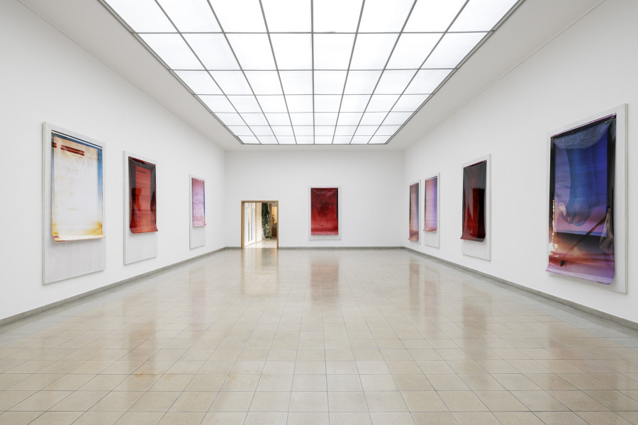 Akosua Viktoria Adu-Sanyah, RESIDUAL SKY, Installation view Kunsthaus Glarus. Photo: Gina Folly. Kunsthaus Glarus, 2026. Courtesy the artist.